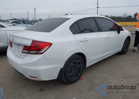 2013 Honda Civic Lx z USA, uszkodzony, nr VIN 19XFB2F55DE260829